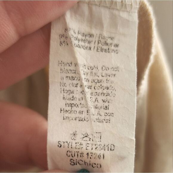 EASEL high loq babydoll super soft tunic size small - Picture 5 of 5